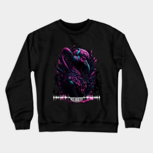 FLAMINGO RAVE TECHNO RAVE Crewneck Sweatshirt